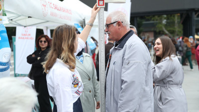 Ankara'da vücut kitle indeksi ölçümü uygulaması başlatıldı