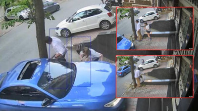 Bayrampaşa'da eski eşinin üzerine otomobilini sürdü