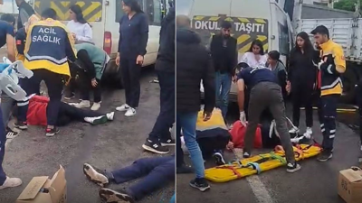 Öğrenci servis minibüsü, TIR’a çarptı: 9 yaralı