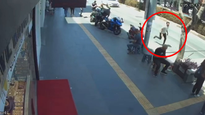 Polisin durdurduğu sürücü, arkadaşını ve motosikletini bırakıp kaçtı