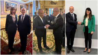 Hazine ve Maliye Bakanı Şimşek'ten Londra'da yoğun ikili görüşme trafiği