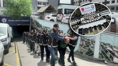 İstanbul'da organize suç örgütü üyelerine operasyon: 104 gözaltı