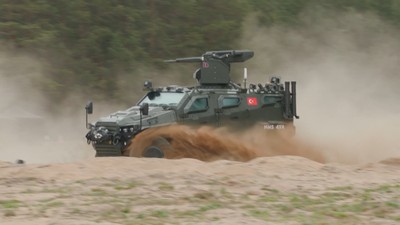Türk zırhlı aracı, artan gücünü sahada gösterdi