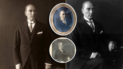Atatürk'ün stüdyoda çektirdiği seri fotoğraflara ait bilinmeyen video görüntüleri de ortaya çıktı