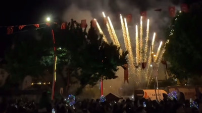 Bartın'da havai fişekleri ateşleyen işçi yaralandı