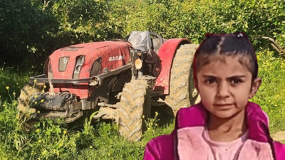 Babasının kullandığı traktörün altında kalan 7 yaşındaki Nur, toprağa verildi