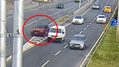 Ehliyeti 2016 yılında iptal edilen sürücü makas atarken yakalandı; 54 bin TL ceza kesildi