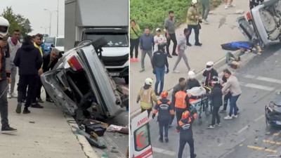 Beylikdüzü’nde zincirleme kazada 4 kişi yaralandı