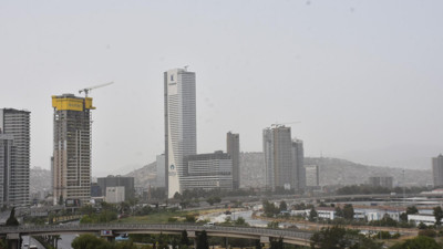 İzmir'de toz taşınımı