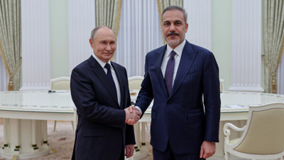 Bakan Fidan, Putin ile bir araya geldi