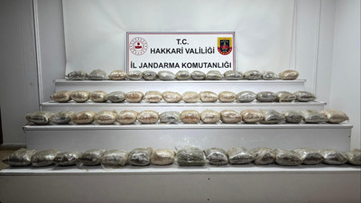 Hakkari'de 34 kilogram uyuşturucu ele geçirildi