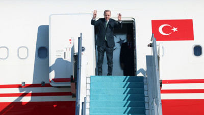 Cumhurbaşkanı Erdoğan Azerbaycan'a gitti