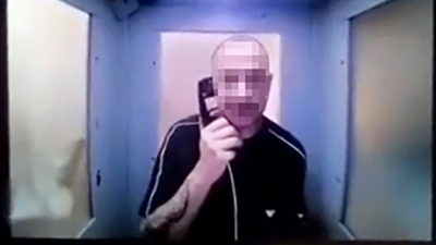 Cezaevindeki eniştesinin tehdit videosuyla suç duyurusunda bulundu