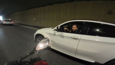 Sultangazi TEM'de 'makas' tartışması kamerada: 'Sen polis misin?'