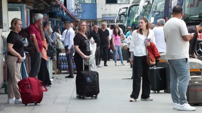 15 Temmuz Demokrasi Otogarı'nda bayram hareketliliği