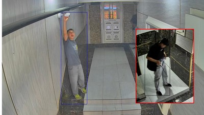 İş hanına girip tuvaletini yaptı, arkadaşı kameranın açısını değiştirdi
