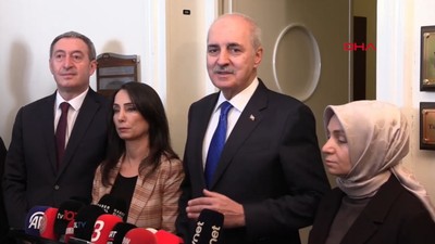 TBMM Başkanı Kurtulmuş, DEM Parti TBMM Grubu'nu ziyaret etti
