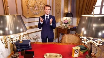 Macron’un çalınan bal mumu heykeli geri getirildi