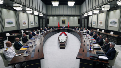 Milli Güvenlik Kurulu Cumhurbaşkanı Erdoğan başkanlığında toplandı