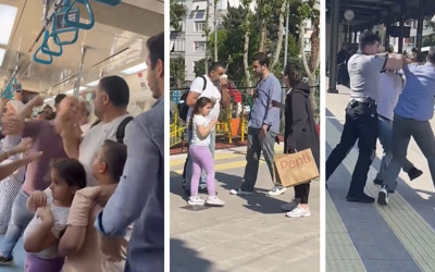 Marmaray'daki olaya karışan 'mavi gömlekli' konuştu