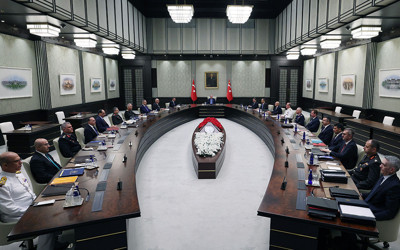 Milli Güvenlik Kurulu Cumhurbaşkanı Erdoğan başkanlığında toplandı