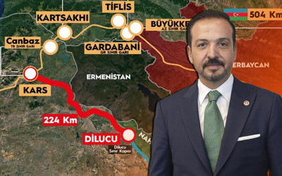 AK Parti Genel Başkan Yardımcısı Kürşad Zorlu'dan Kars-Iğdır-Aralık-Dilucu Demir Yolu Hattı paylaşımı