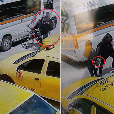 Sokakta karşılaştığı eski nişanlısını okul önünde bacağından vurdu; saldırı kamerada