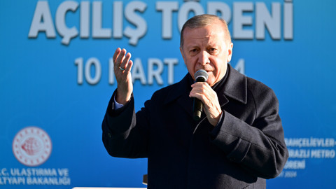 Erdoğan metro açılışındaydı: Biz gittik, 5 yıl en ufak bir şey yok