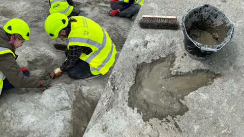 İngiltere'de 166 milyon yıllık dinozor ayak izleri keşfedildi