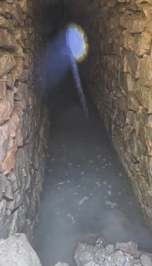 Karabük'te tarihi içme suyu kanalı bulundu - Resim : 1