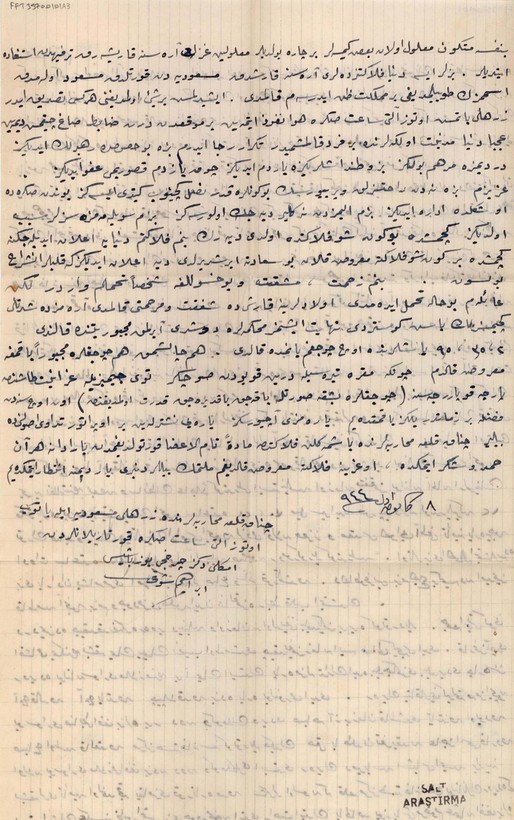 110 yıl önce batırılan Mesudiye Zırhlısı mürettebatının mektubu ortaya çıktı - Resim: 8
