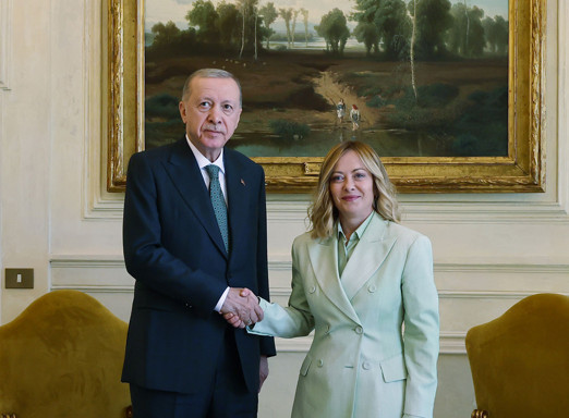 Cumhurbaşkanı Erdoğan, İtalya-Türkiye 4’üncü Hükümetlerarası Zirvesi için İtalya'da - Resim : 1