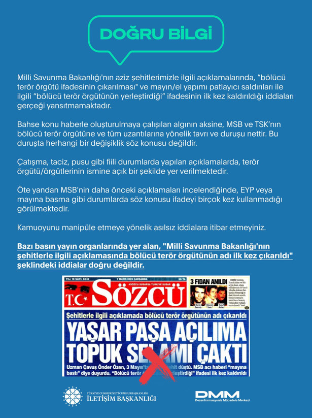 DMM’den ‘bölücü terör örgütünün isminin çıkarıldığı’ iddialarına açıklama - Resim : 1