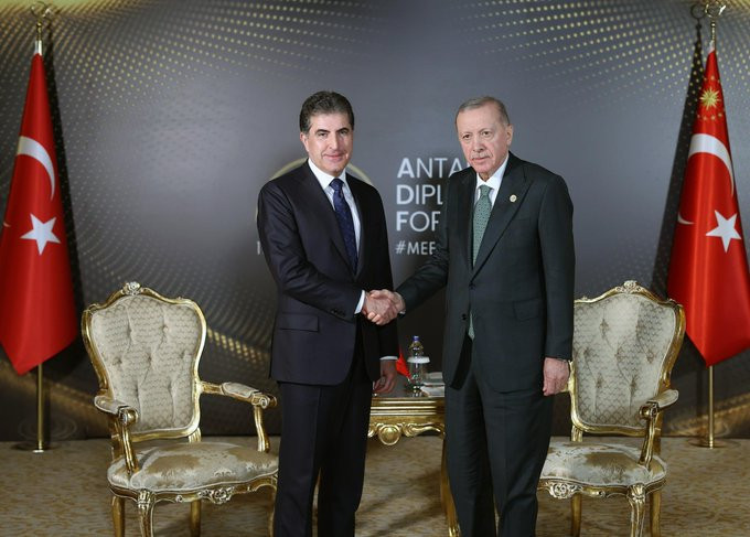 Cumhurbaşkanı Erdoğan, Antalya Diplomasi Forumu'nda ülke liderleri ile bir araya geldi - Resim : 2