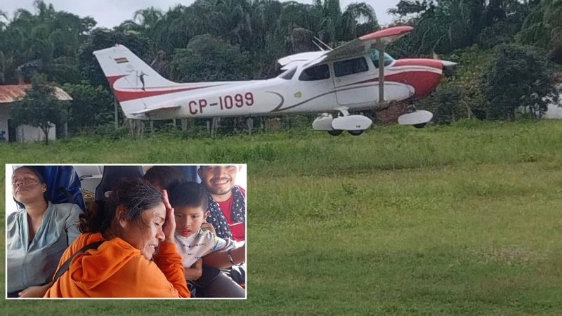 Amazon’da bataklığa düşen uçağın yolcuları, 36 saat kurtarılmayı bekledi