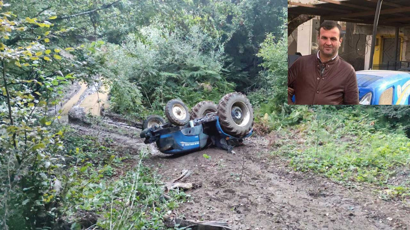Bursa'da kayıp kişinin cesedi devrilen traktörünün altında bulundu