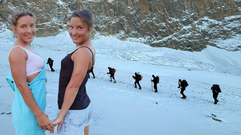 Aladağlar'da kaybolan Belarus uyruklu iki kız kardeş dağcıyı arama çalışması yeniden başladı