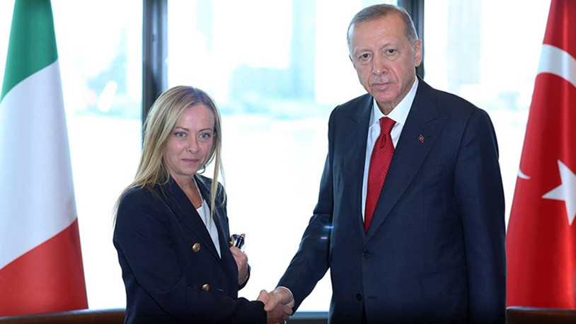 Cumhurbaşkanı Erdoğan, İtalya Başbakanı Meloni ile telefonda görüştü