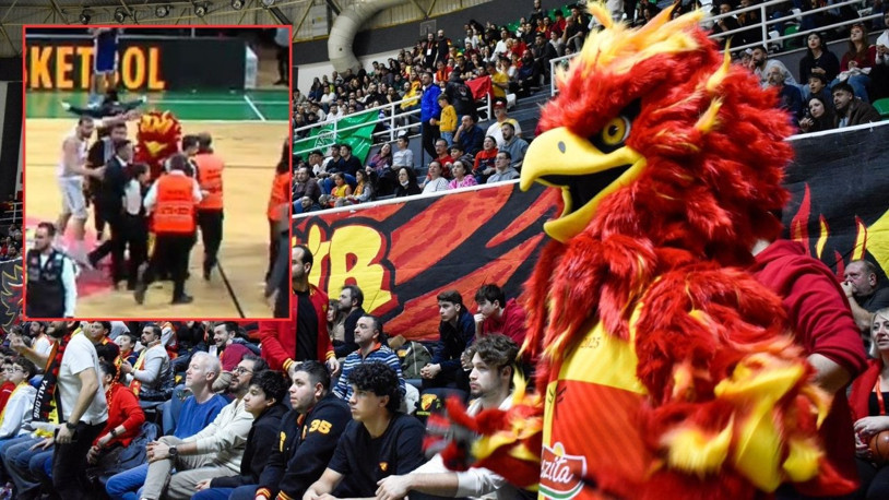 Göztepe'nin maskotu ilk maçta karakolluk oldu