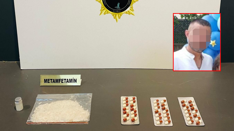 Ayrı yaşadığı eşinin evindeki çamaşır makinesine uyuşturucu gizlemiş