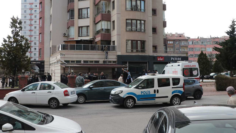 Tabancayla vurulan bina görevlisi, 1'inci kattan atladı