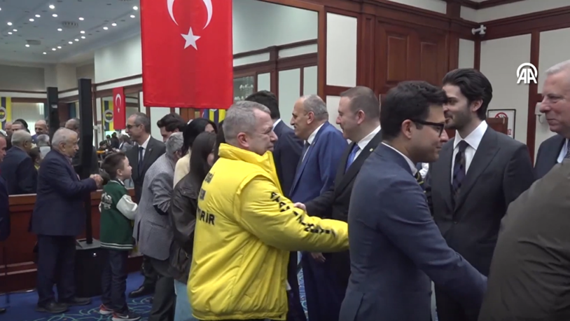 Fenerbahçe'de bayramlaşma töreni yapıldı