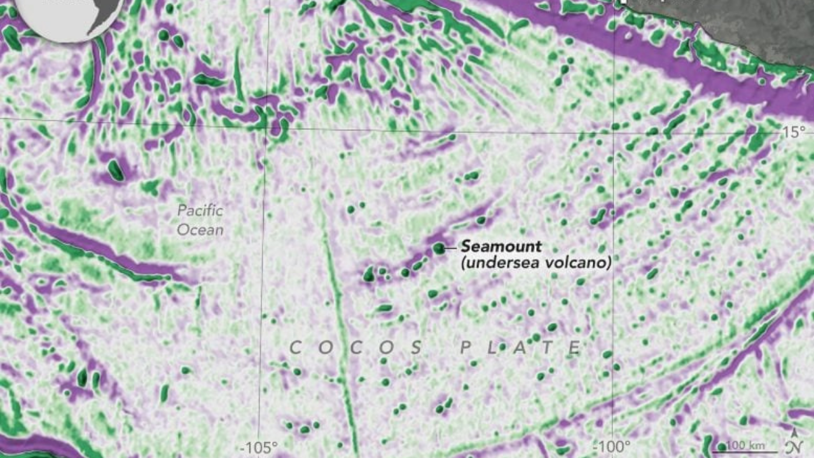 NASA uydusu, okyanus tabanında binlerce 'gizli dağ' keşfetti