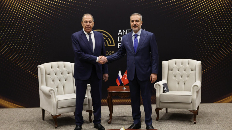 Dışişleri Bakanı Fidan, Antalya'da Rus mevkidaşı Lavrov ile görüştü