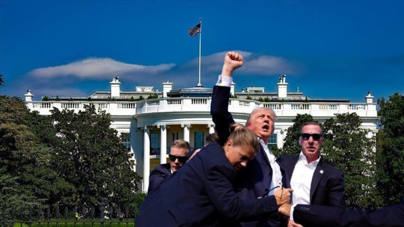 Beyaz Saray'da Obama'nın portresinin yerine Trump'a suikast girişimini tasvir eden tablo asıldı