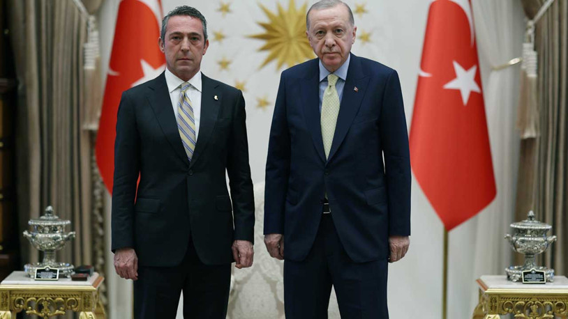 Cumhurbaşkanı Erdoğan, Fenerbahçe Spor Kulübü Başkanı Koç'u kabul etti
