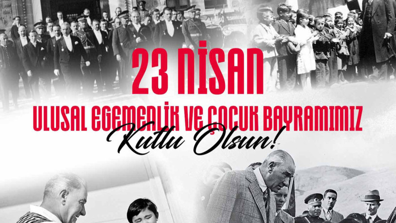 Spor camiasından 23 Nisan Ulusal Egemenlik ve Çocuk Bayramı mesajları