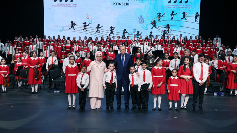 Cumhurbaşkanı Erdoğan, 23 Nisan Ulusal Egemenlik ve Çocuk Bayramı Konseri'ni dinledi