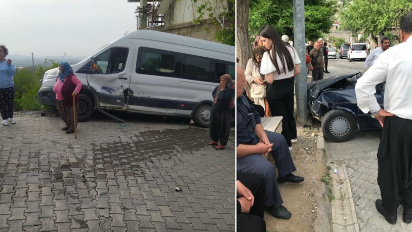 Osmaniye'de öğrenci servisi ile otomobil çarpıştı; 9'u öğrenci 11 yaralı