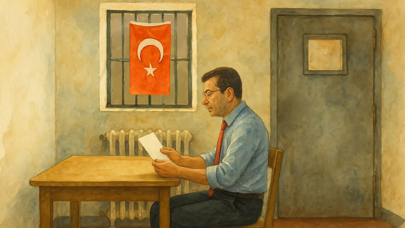 İmamoğlu, 'Ben odamı çizdim, arkadaşlarım da resmettiler' diyerek paylaştı: Bayrak çağrısı yaptı